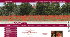 Desktop Screenshot of kirche-kremmen.de